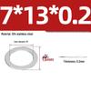304 Stainless Steel Ultra-Thin Flat Washers - Available in Thickness: 0.1mm, 0.2mm, 0.3mm, 0.5mm