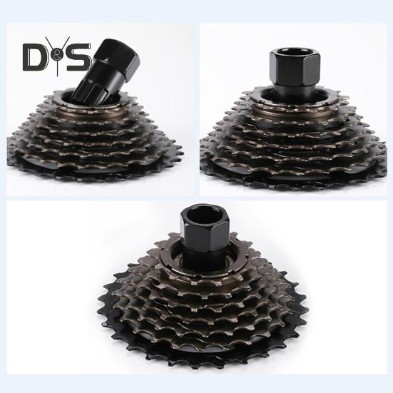 Bicycle Flywheels Remover Bike Freewheel Disassembly Tool Road Mountain Bike Repair Tool for Removing And Installing Flywheels