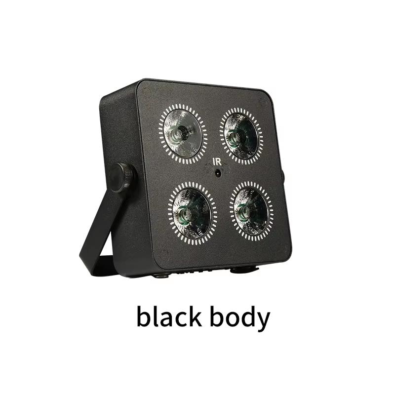 4x18W Led RGBWA UV 6IN1 Color Battery Wireless DMX Led Par Light Mini Battery Party Light 2.4G Wireless.