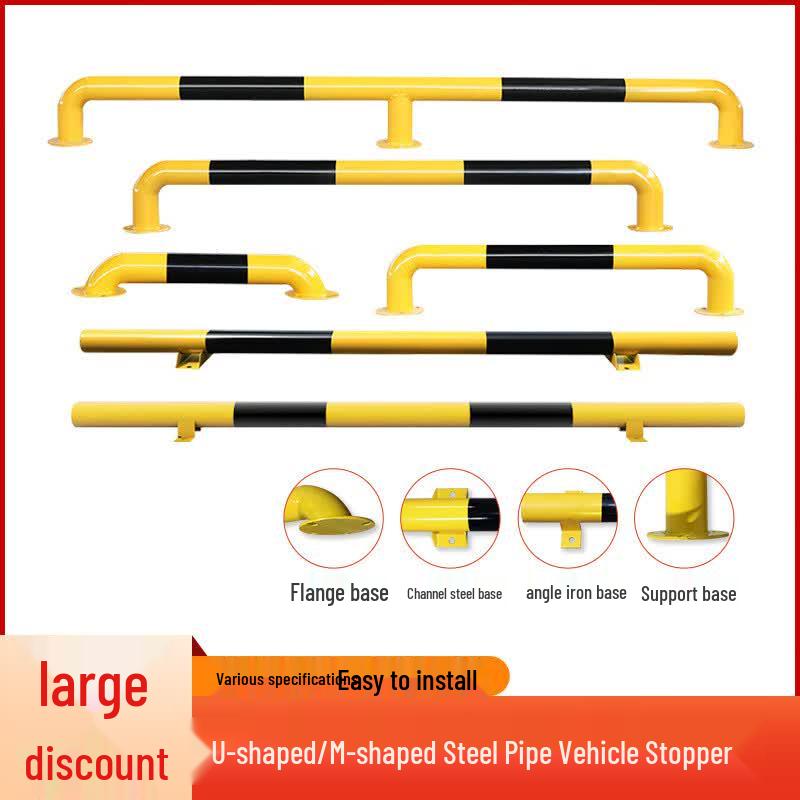 U-shaped Steel Pipe Parking Barrier