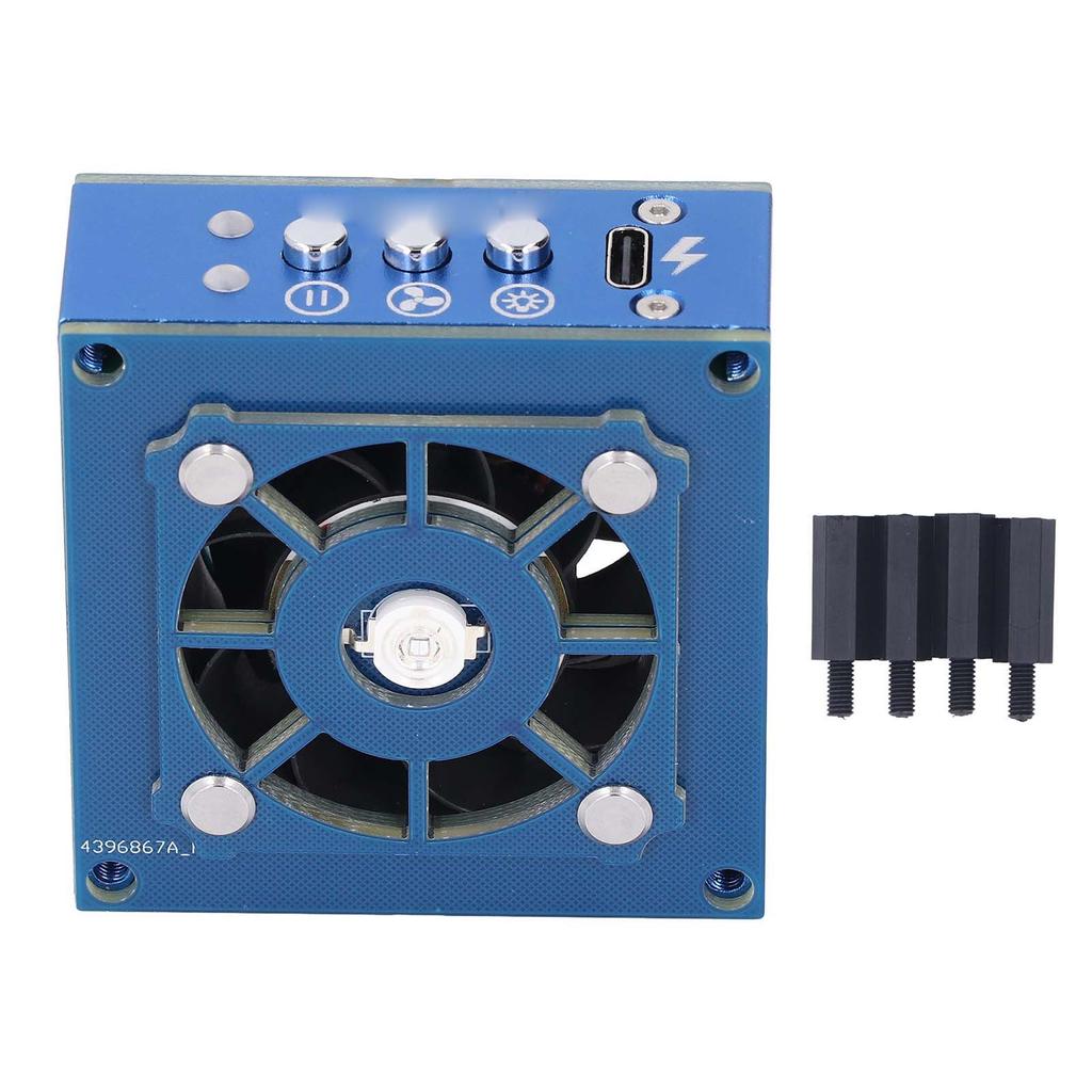 Solder Smoke Absorber Fan 10000RPM Multifunctional Soldering Cooling Fan with UV Lamp for Welding So