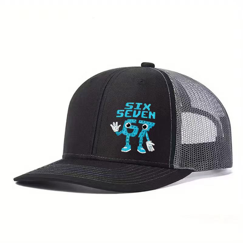 1PC compared to 67 pixel explosive mesh cap! Breathable and sweat resistant, a must-have streetwear for trendsetters