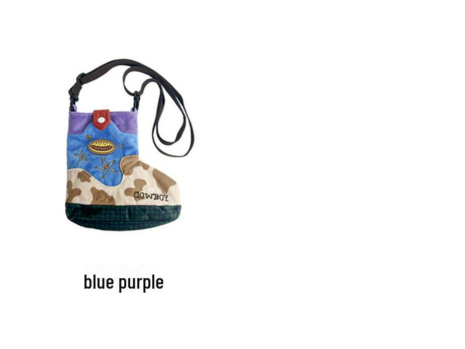 Cartoon Cute Nylon Shoulder Messenger Bag for Women - Autumn/Winter 2024 Collection.