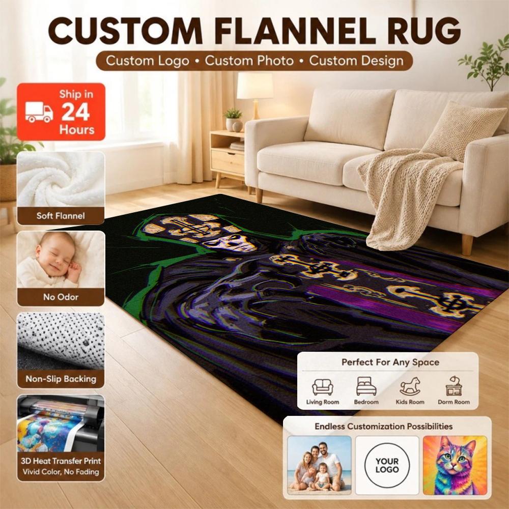 Dark Gothic Skeleton Bishop Rectangular Rug Soft Nonslip Carpet For Hallway Doorway Kitchen Home Decor Great Holiday Gift