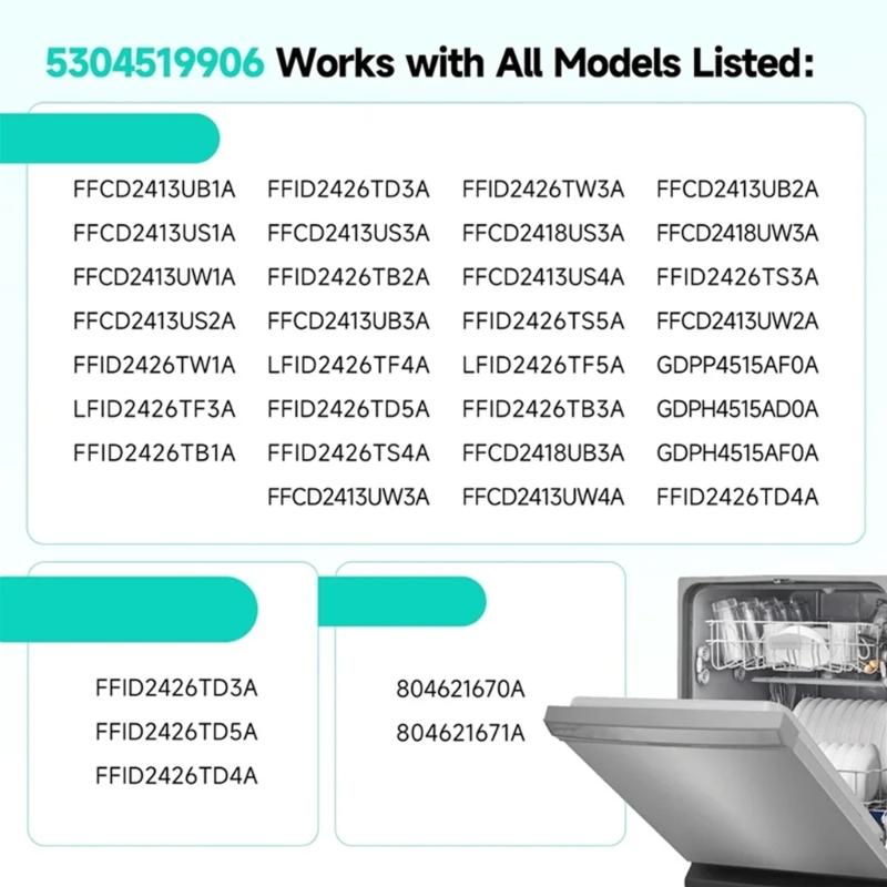 Universal Dishwasher Pump and Motor Assembly 5304519906 Dishwasher Pump Motor Assembly Easy Installation and Durability