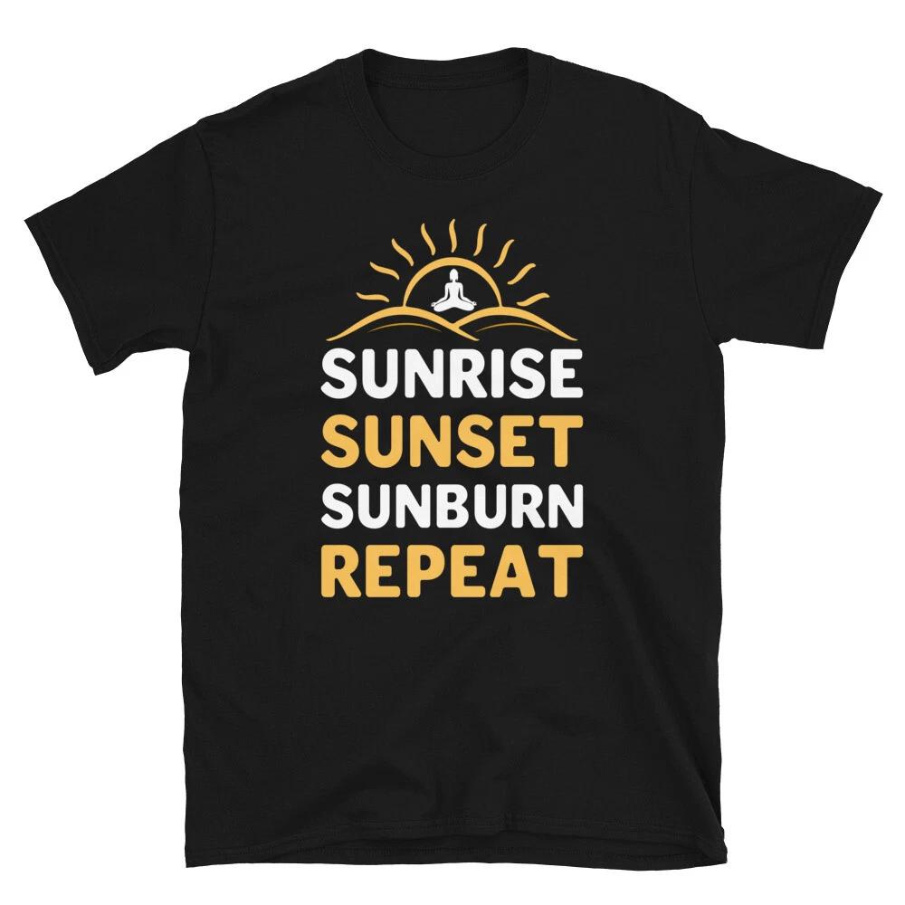 Sunburn Sassy Sarcastic Yoga Joke S
