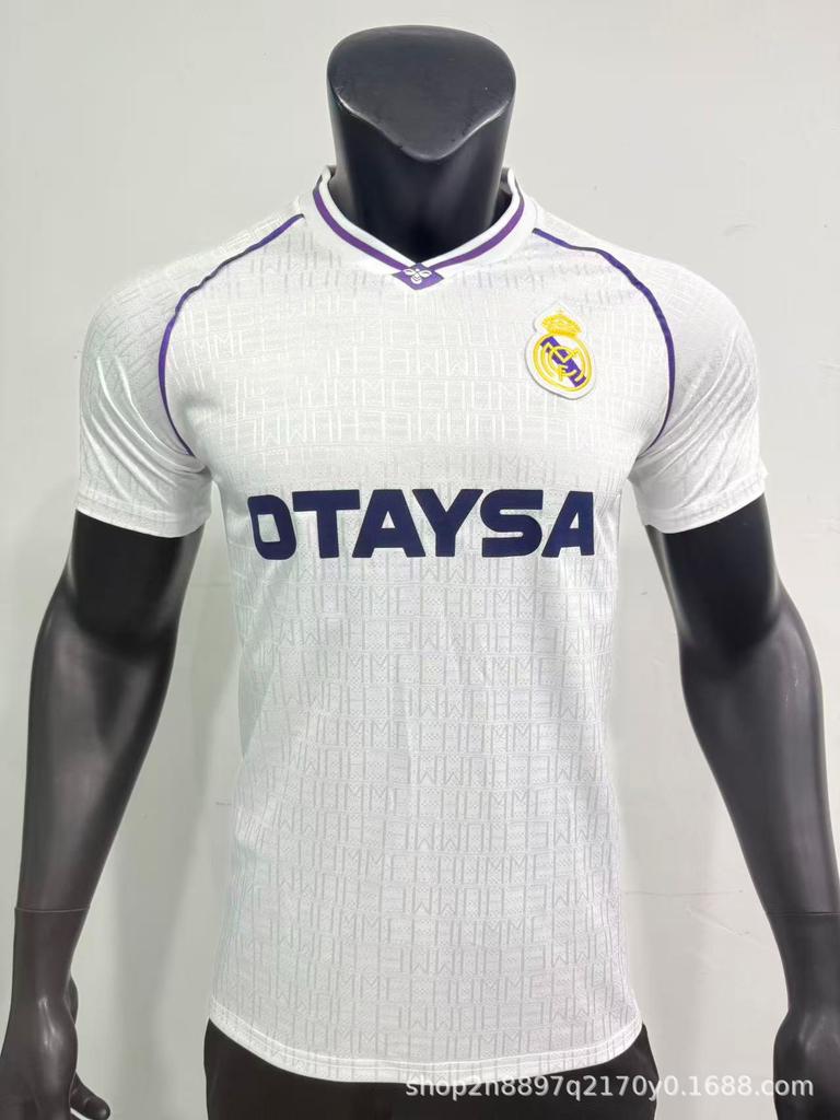 Retro jersey nostalgic version National team version Club version League version Classic short-sleeved men's **