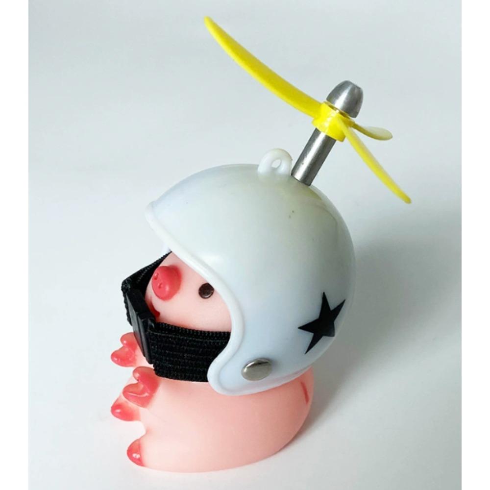 Cute Pig Helmet Handlebar Accessory 5pcs PVC Motor Scooter Decoration Gift