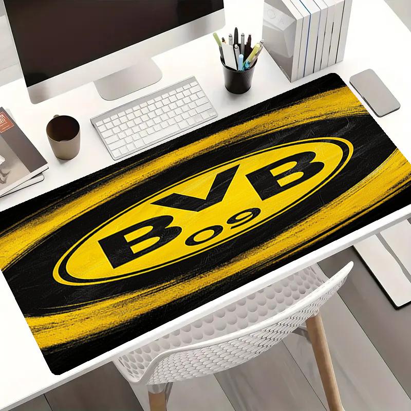 Borussia Dortmund Thema Mauspads, Rutschfeste Gummiunterseite, Multifunktionales Büro- & Wohnaccessoire, Perfekt zur Personalisierung des Arbeitsplatzes.