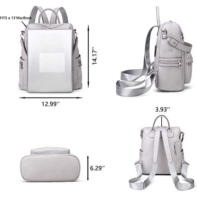 Premium Leather Convertible Backpack Handbag Sling Bags for Women
