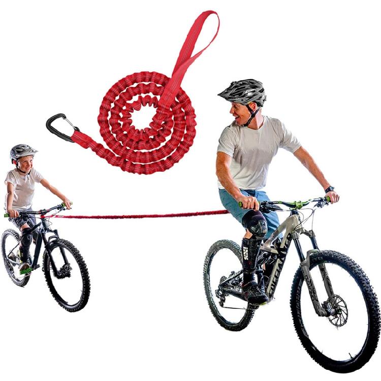 Touw Fiets Trekkoord Bungee Kind Fietsen Rekbare Trekband Fietsavontuur