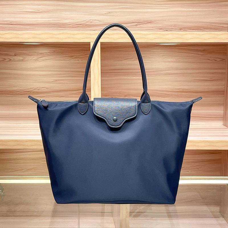 

Large-capacity Simple Tote Bag, Trendy and Simple Single-shoulder Bag, Fashionable and Retro Crossbody Bag Small синій