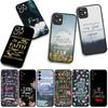 Bible Verse God Christ Jesus Christian Phone Cover for Apple iPhone 16 15 14 Plus 13 12 Mini 17 Pro Max + ProMax 16E Air Case