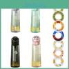 Cană Sport Aromatizată Cană Unică cu Paie Pentru Exterior Portabilă și Practică Capacitate 650ml Violet/albastru/negru/roz