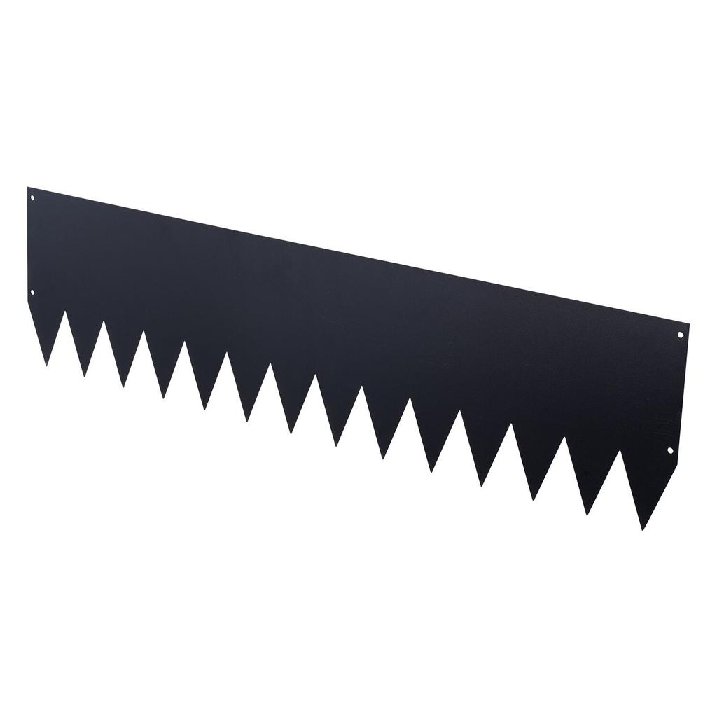 Galvanized Steel Landscape Edging, 6-Pack 1016 X 254 Mm Metal Edging for Landscaping with 8 Mounting Clips, Heavy Duty Metal Garden Edge Border for