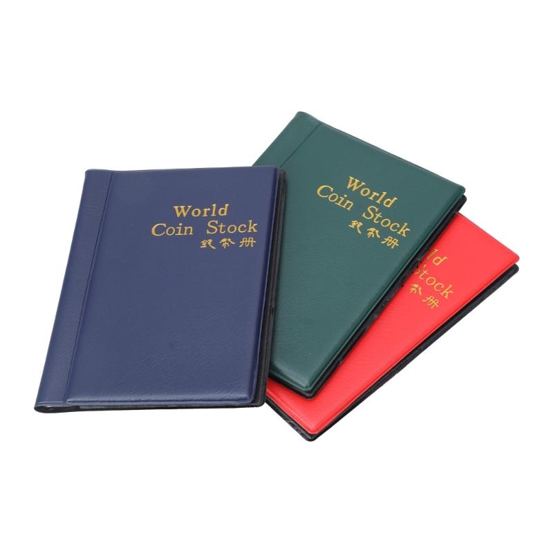 Coin Album Books 10 Page 120 Pockets World Coin Stock Album Book for Case Coin Holders Collection Storage Coin Collectin