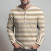 Men's Loose Casual Button Down Collar Long Sleeve Top