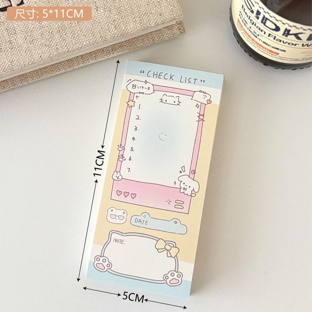 Memo Pads For Students Non-Sticky Non-Sticky Notepads Romantic Notepads Adorable Cute Mini Notepads For School Journaling