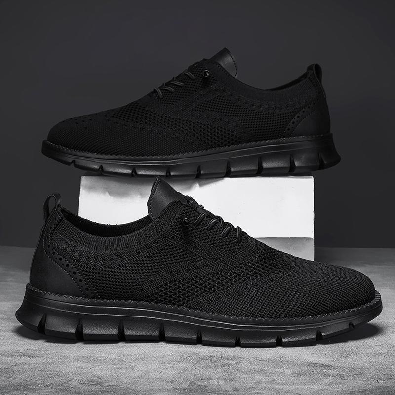 

Large size sports shoes casual shoes breathable light shoes European and American outdoor hiking thick fly-woven sports shoes 48