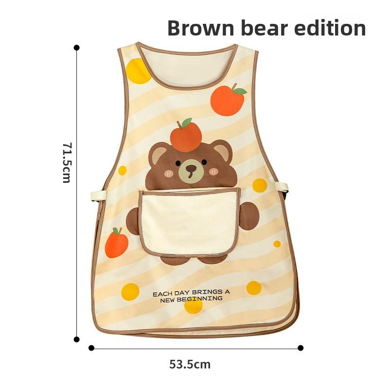 Panda Waterproof Apron Sleeve For Kitchen Cooking And Home Use