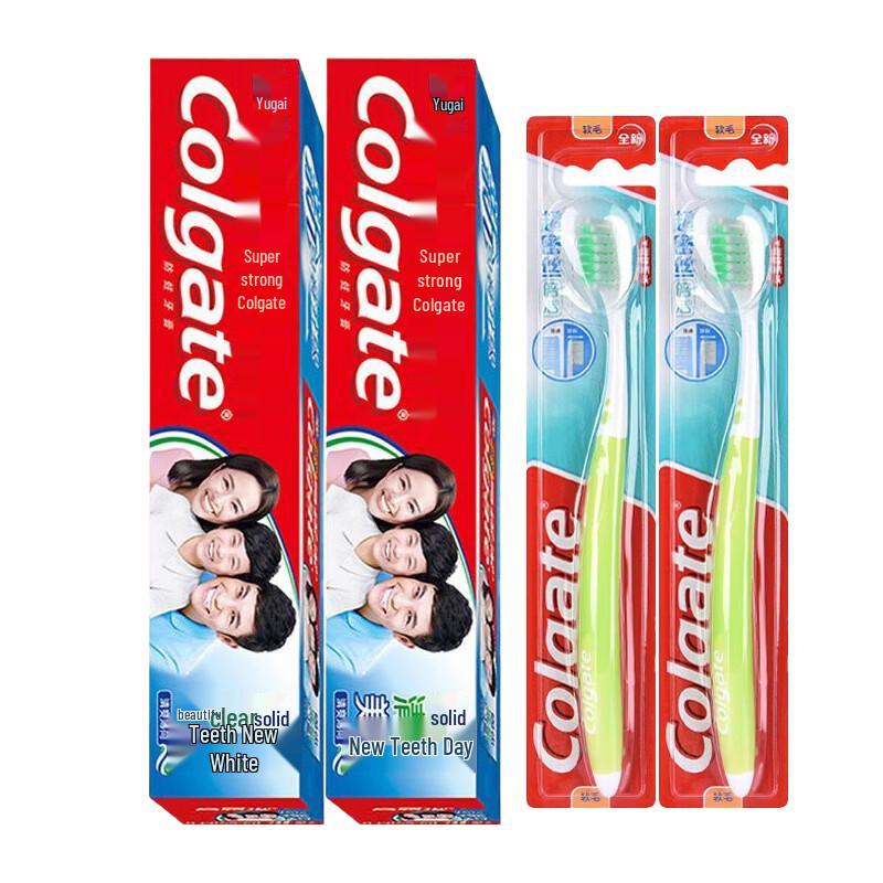 Colgate High Calcium Toothpaste & Toothbrush Family Set