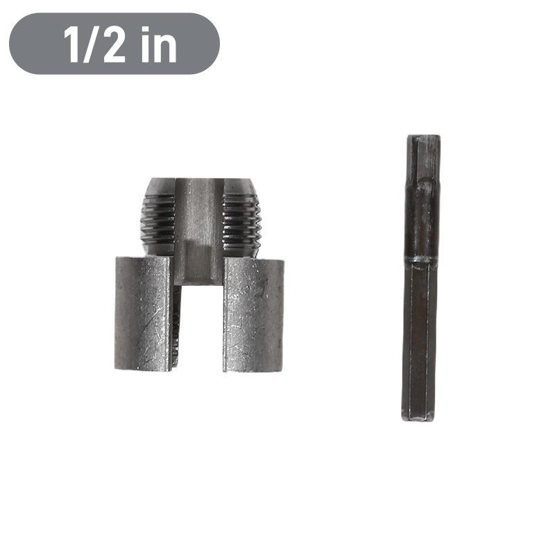 PVC Pipe Threader With 3 Dies 1/2" 3/4" 1" Thread Maker Tool Electric Drill Compatible Kit