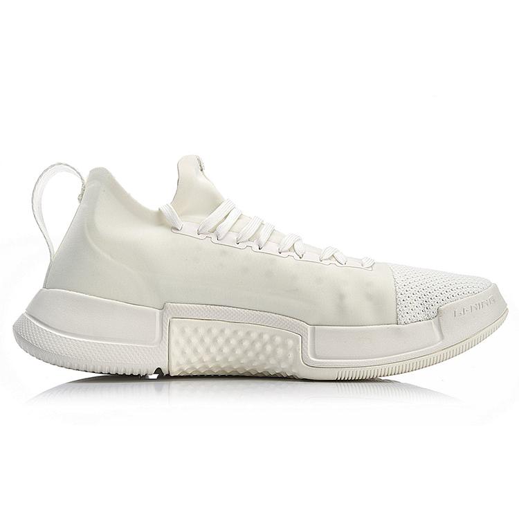 Li Ning Essence 2 WS Dämpfung Rutschfest Niedrig geschnitten Vintage Basketballschuhe Herren Elfenbein AGBN033-3