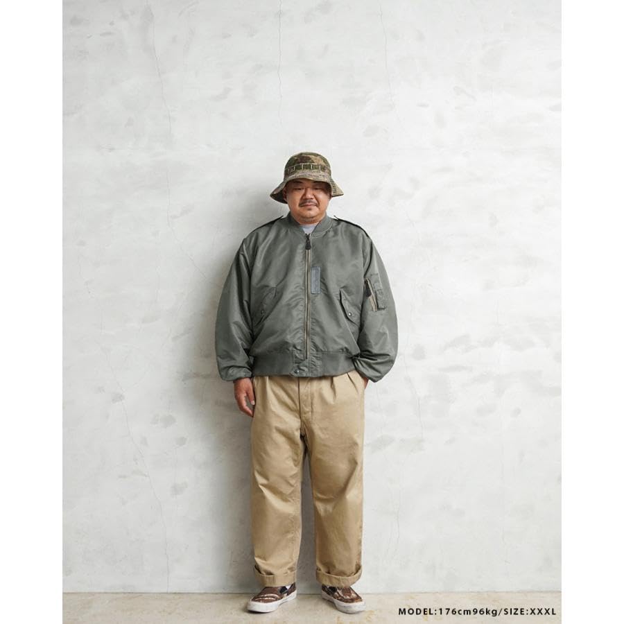 WAIPER US Military Early Model Flight SAGE Reprint 44 Inc. L-2B Jacket, MIL-J-7448C Model, [WP07] (Size (XXL) SAGE)