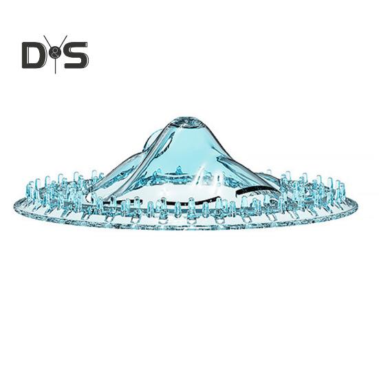 

10 шт. Пластиковые заглушки для волос в сливном отверстии для пола, сетчатые крышки, простая установка, средство для домашнего обслуживания синий