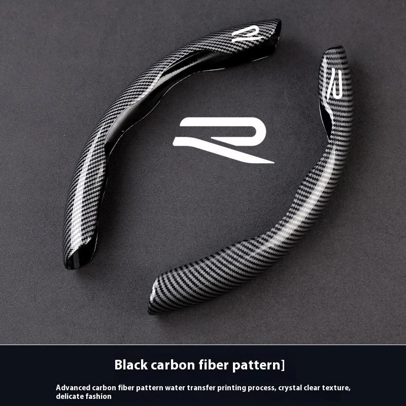 

2026 Hot For VOLKSWAGEN VW Car Carbon Fiber Steering Wheel Cover Nonslip For Volkswagen R Touareg Tiguan Magotan GTI Golf Passat