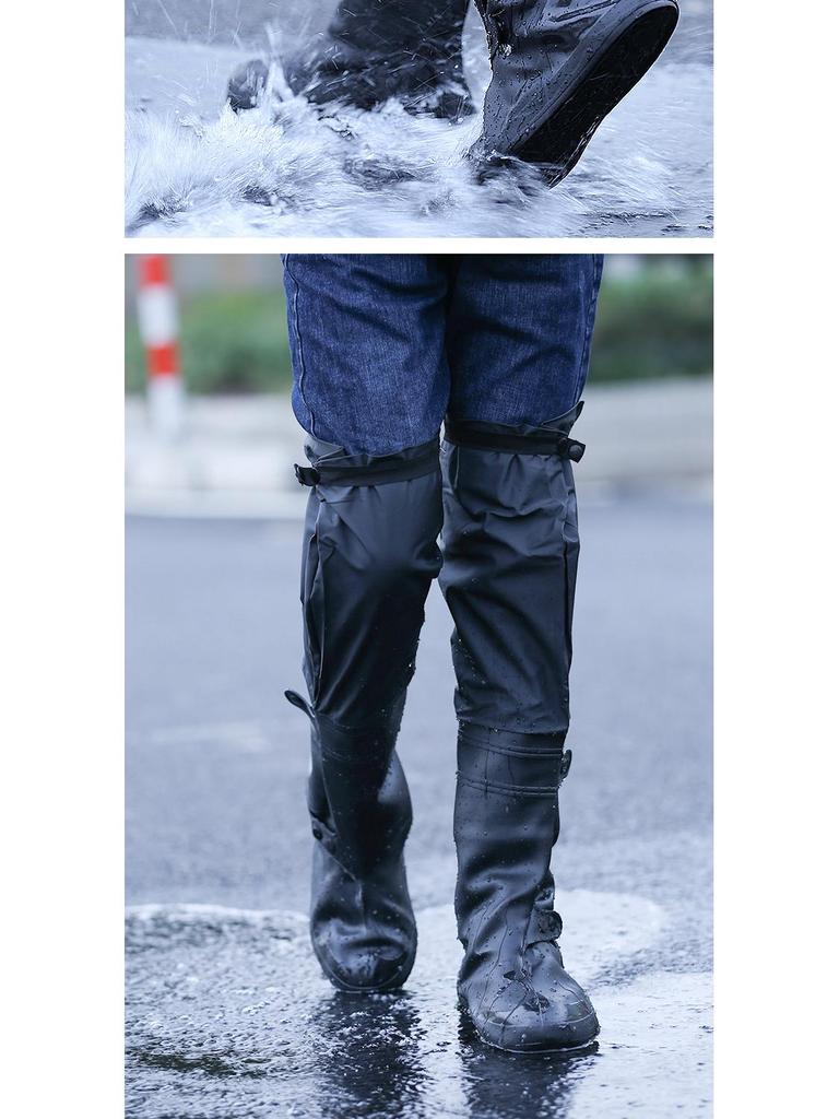 Нескользящие водонепроницаемые резиновые сапоги выше колена и комплект вейдерсов для мужчин и женщин