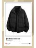Men’s Thickened Stand Collar Winter Cotton Jacket - Warm, Trendy, Loose Fit, Versatile Casual Bread Coat for Couples