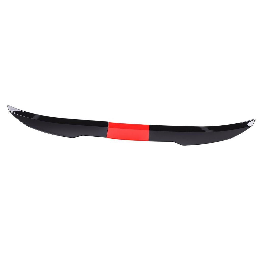 Car Rear Tail Trunk Spoiler Universal 117 128cm Adjustable Strong Adhesion Trunk Lid Spoiler Wing Glossy Black Red