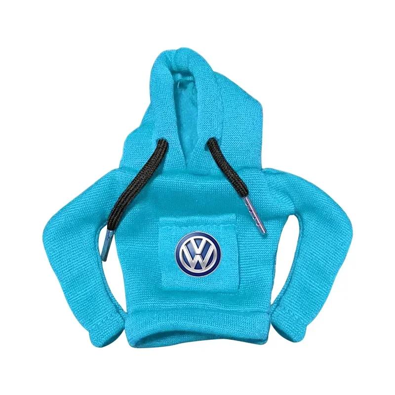 

For Volkswagen VW Hoodie Car Gear Car Shift Lever Cover Car Gear Shift Knob Styling For Volkswagen Golf-5 6 7 MK6 Jetta Lavida P синій