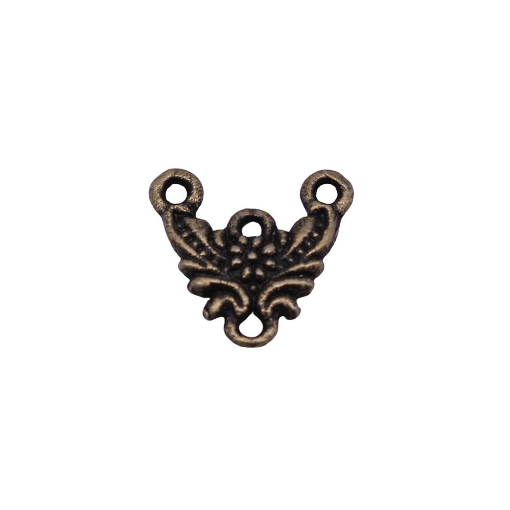 Geometric Flower Multi Loop Connectors Metal Links For Earrings Accessories Parts