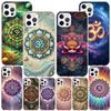 Mandala Chakra Insist Yoga Phone Case For iPhone 13 12 Mini 11 Pro Max XS XR X SE 7 8 Plus 5S 5 6S 6 Gift Print Cover Fundas