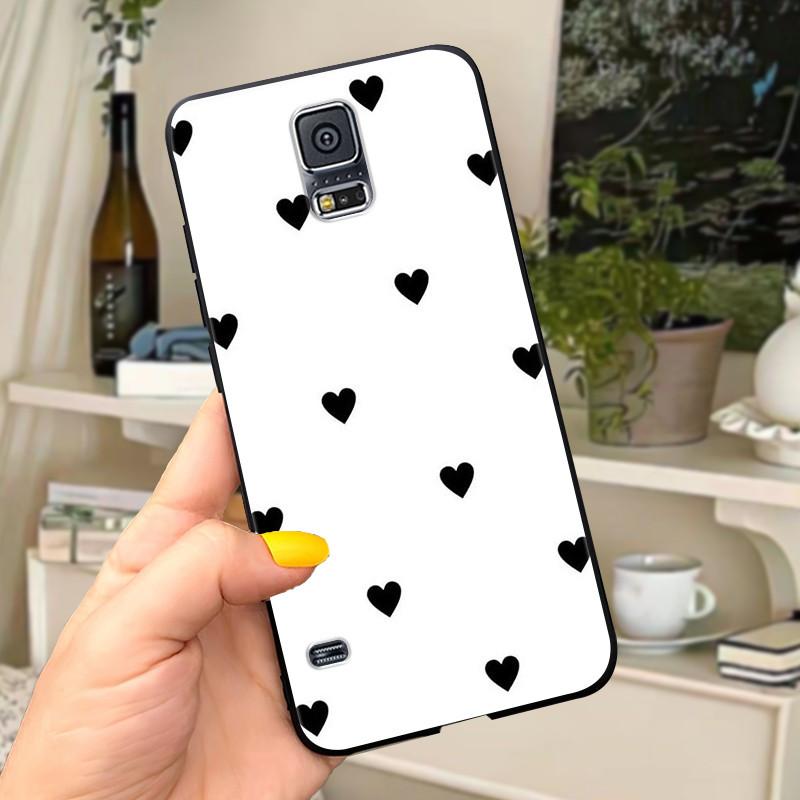 For Samsung s5 Case on For Samsung Galaxy S5 S 5 i9600 Soft Silicone Back Cover Silicone Case For Samsung S5 Neo Phone Cover
