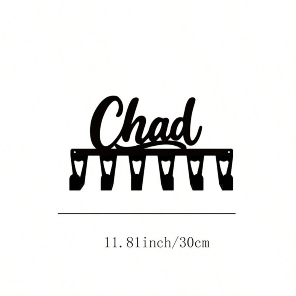 Modern Wall Mounted Key Holder with 6 Hooks Metal Craft Art for Living Room Office 17x30 737₽