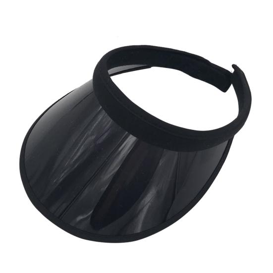 Cappello Estivo in PVC Visiera Parasole Sport All'Aria Aperta Viaggio Cappellino Traspirante Anti-UV