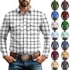 Cardigan a manica lunga da uomo basic con due tasche