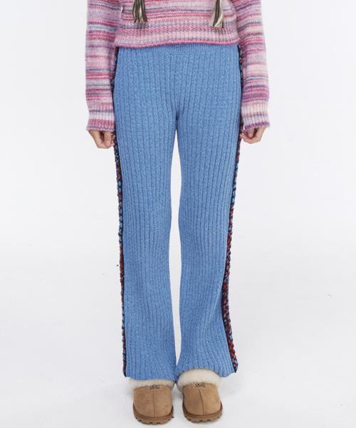 THE GREATEST Boostcut Knit Leggings Blue