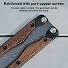 Folding Hand Saw with Wooden Handle Sharp Blade Double-Sided Teeth Portable Lightweight