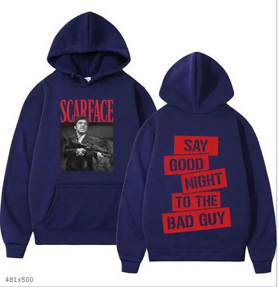 Scarface Hoodie - Unisex Printed Sweatshirt for Couples