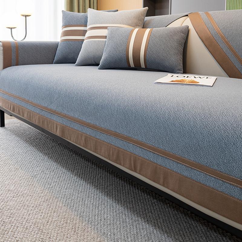 Chenille Sofa Cushion New Four Seasons Universal Non-slip Cushion Modern Simple Sofa Cover Cover Cloth Towel
