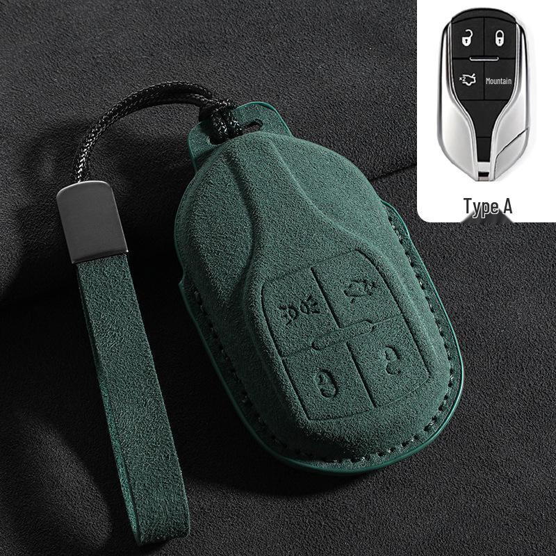Alcantara Suede 3D Key Bag for Maserati Ghibli/LevanteGT