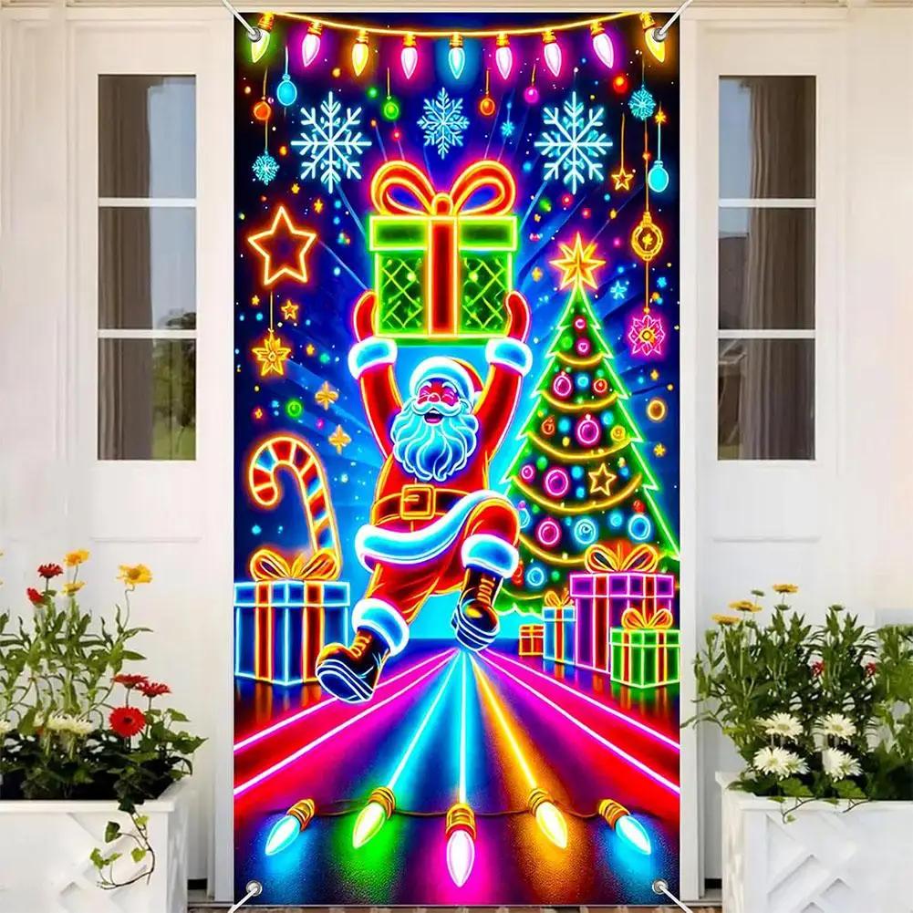 Holiday Decor Colorful Theme Event Banner Christmas Banner Festive Look Holiday Banner For Event Decoration Christmas Party B4D9