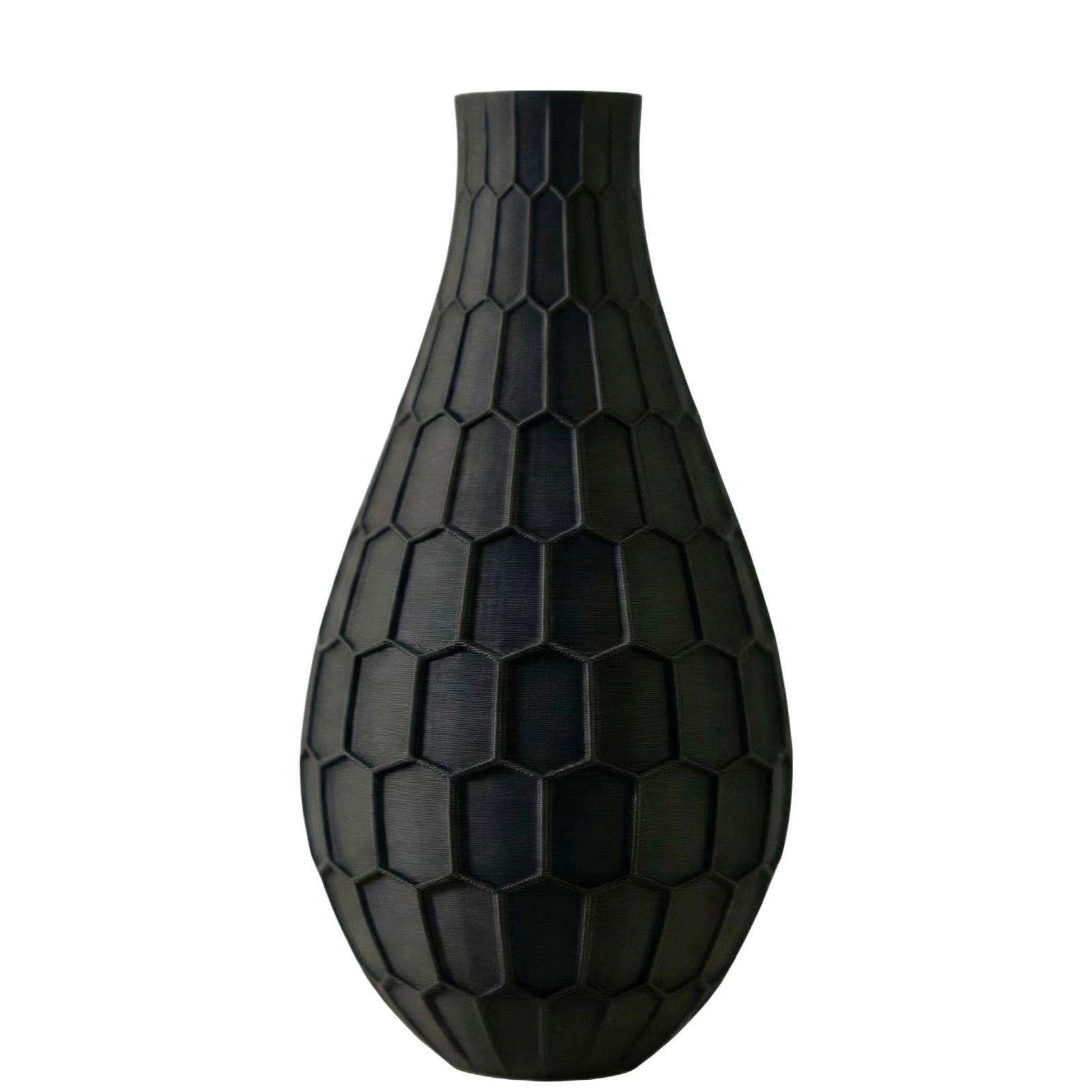 

3D Printed Art Vases Are A Great Choice For Gifts And Flower Arrangements чёрный