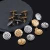 10pcs Geometric Stainless Steel Matte Round Heart Square Stud Earrings Women Earring Base Jewelry Making DIY Punk Accessories