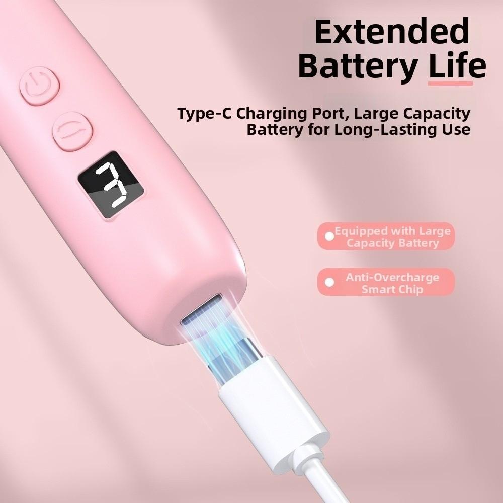 Professional Grade Electric Nail Drill Machine Multiple Gears Grinding Polishing Manicure Machine Low Noise Dead Skin Removal
