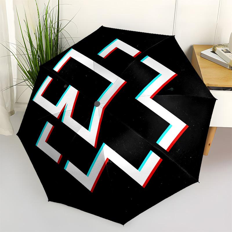 

Rammstein Automatic Opening and Closing, 8 rib Structure Portable Umbrella, Suitable for Men and Women in All Seasons Perfect Gift for Holi